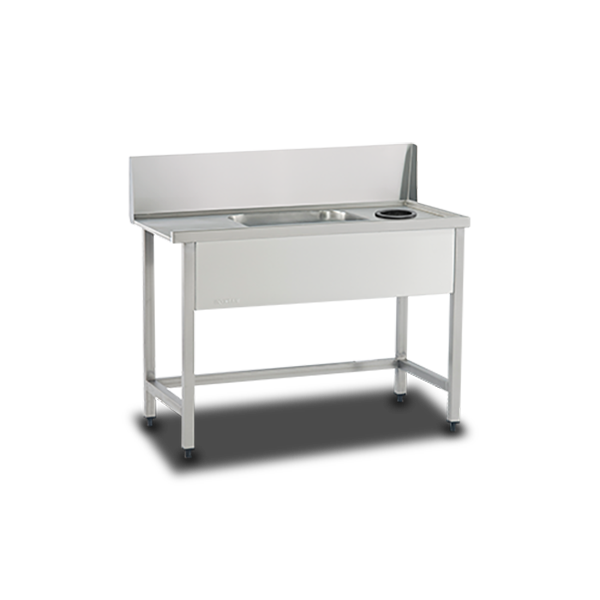 Dishwasher Inlet Table Single Bowl